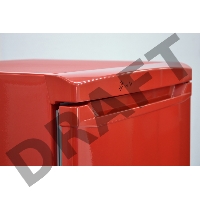 Морозильная камера Nordfrost DF 165 RAP красный