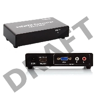 Переходник VCOM DD491 Конвертер VGA + аудио => HDMI