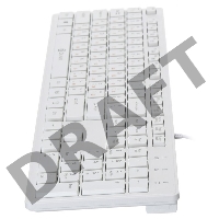 Клавиатура Oklick 500M белый USB slim Multimedia