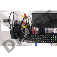 (Из ремонта, рабочий, гарантия 7дней) Ресивер DVB-T2 Cadena CDT-1712 (TC) черный
