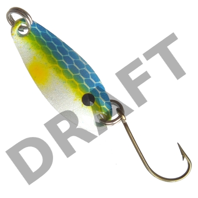 Блесна колеблющаяся SANSAN San-Spoon Delta 3S 3 г код цв. 348
