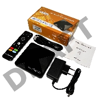 Приставка SMART TV GOLDMASTER I-925 4/32Gb, android TV, пульт IR+BT Voice, WiFi 6