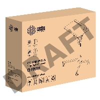 Стол для ноутбука Cactus VM-FDE103 столешница МДФ белый 91.5x56x123см (CS-FDE103WWT)