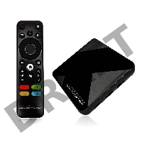 Приставка SMART TV GOLDMASTER I-925 4/32Gb, android TV, пульт IR+BT Voice, WiFi 6
