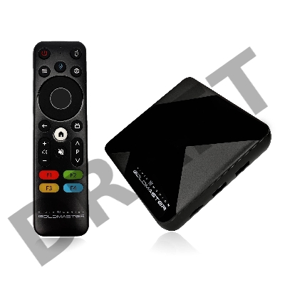 Приставка SMART TV GOLDMASTER I-925 4/32Gb, android TV, пульт IR+BT Voice, WiFi 6