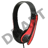 Наушники с микрофоном Oklick HS-M150 черный 2.2м накладные оголовье (NO-003N)