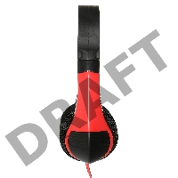 Наушники с микрофоном Oklick HS-M150 черный 2.2м накладные оголовье (NO-003N)