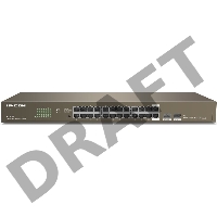 Коммутатор в стойку, 24*1Gbit RJ45, 2 SFP IP-COM G1024F