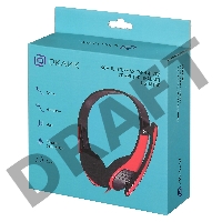 Наушники с микрофоном Oklick HS-M150 черный 2.2м накладные оголовье (NO-003N)