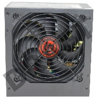 Блок питания Ginzzu CB600 12CM black,24+4p,2 PCI-E(6+2), 4*SATA,3*IDE,оплетка MB, кабель питания