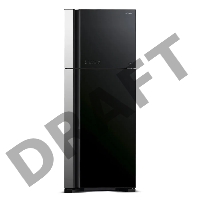 Холодильник Hitachi R-VG540PUC7 GBK черное стекло (двухкамерный)