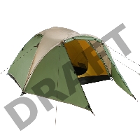 Палатка BTrace Canio 3  (Зеленый/Бежевый)