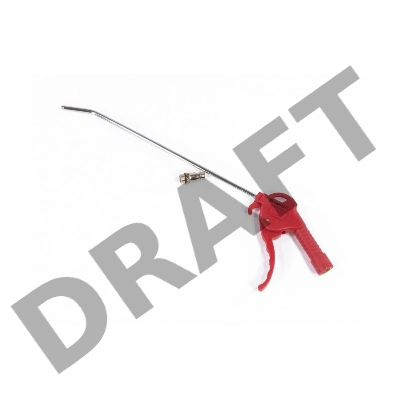 Пистолет продувочный MATRIX 57334  с удлиненным изогнутым соплом пневматический 270мм