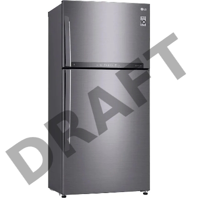 Холодильник LG GR-H802HMHZ нержавеющая сталь (двухкамерный)