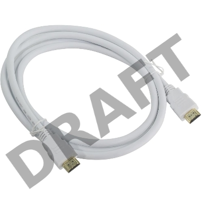 Кабель HDMI 19M/M ver 2.0, 1.8М, белый  Aopen <ACG711W-1.8M>     