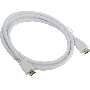Кабель HDMI 19M/M ver 2.0, 1.8М, белый  Aopen <ACG711W-1.8M>     