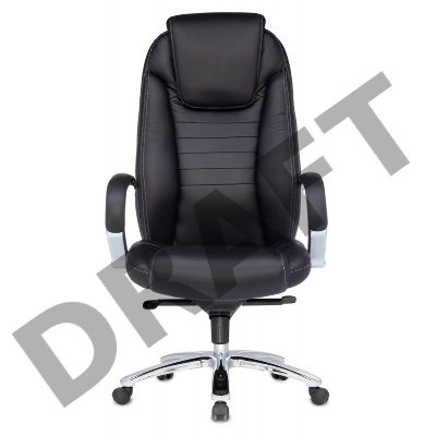 Кресло руководителя Бюрократ T-9923SL/BLACK черный кожа крестовина хром