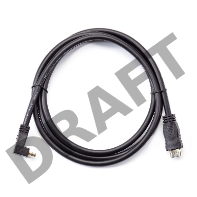 Кабель VCOM CG523-1.8M HDMI<=>HDMI-угловой коннектор 90град 1.8м, 2.0V