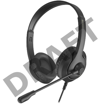 Наушники с микрофоном A4Tech Fstyler FH100U черный