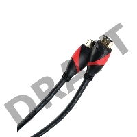 Кабель HDMI 19M/M ver. 2.0 black red, 1.8m VCOM <CG525-R-1.8> Кабель HDMI 19M/M ver. 2.0 black red, 1.8m VCOM <CG525-R-1.8>