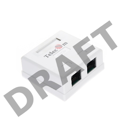 Розетка внешняя RJ-45 (UTP) 5E кат. двойная