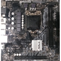 (Из ремонта, рабочая, гарантия 14 дней, не комплект, OEM)  Материнская плата Asrock H510M-HDV R2.0 Soc-1200 Intel H510 2xDDR4 mATX AC`97 8ch(7.1) GbLAN+VGA+DVI+HDMI