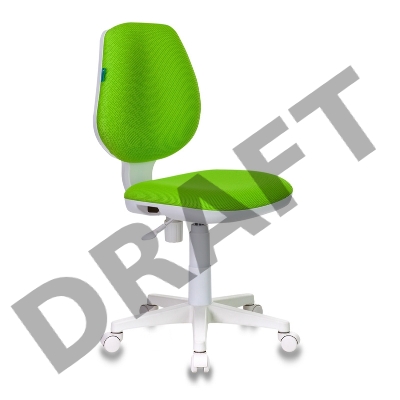 Кресло детское Бюрократ CH-W213/TW-18 салатовый TW-18 (пластик белый)