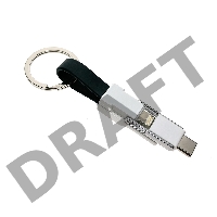 Универсальный брелок-переходник 3 в 1, Espada Emagn3i1 USB 2.0 to Type C + micro USB + iphone Lightning 8pin