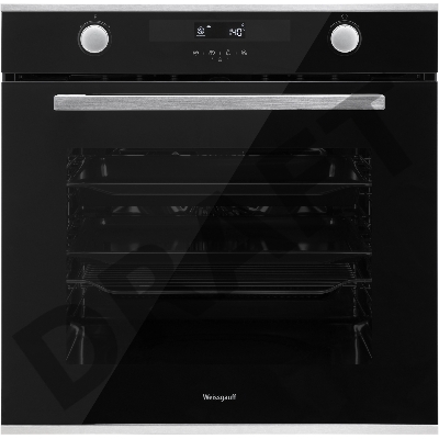 Духовой шкаф Электрический Weissgauff EOM 731 PDBX черный/нержавеющая сталь, встраиваемый