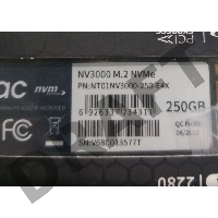 (Из ремонта, рабочая, гарантия 14 дней) Накопитель SSD Netac M.2 2280 NV3000 NVMe PCIe 250GB NT01NV3000-250-E4X (heat sink)