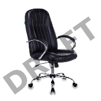 Кресло руководителя Бюрократ T-898SL/BLACK черный искусственная кожа крестовина хром