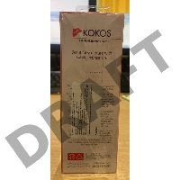 (Поврежденная упаковка) Насадка KOKOS  с дополнительной стимуляцией, реалистичная, TPE, бежевый, 12.7 см