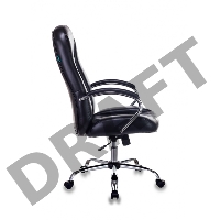 Кресло руководителя Бюрократ T-898SL/BLACK черный искусственная кожа крестовина хром
