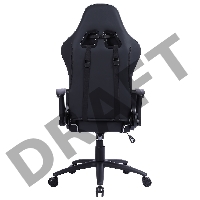 Кресло игровое Cactus CS-CHR-030BLS черный/серебристый сиденье черный/серебристый эко.кожа с подголов. крестовина металл пластик черный