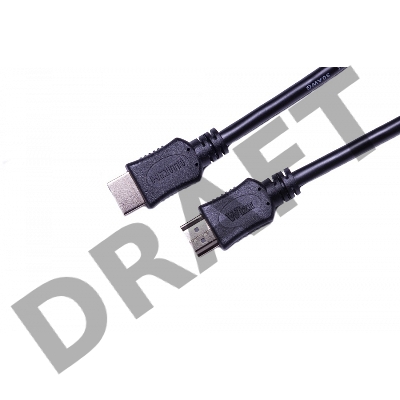 Кабель HDMI [C-HM-HM-7.5M] Wize, 7.5 м, v.2.0, 19M/19M, позол.разъемы, экран, черный, пакет