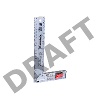 Угольник MATRIX 32471 250мм алюминиевый литой