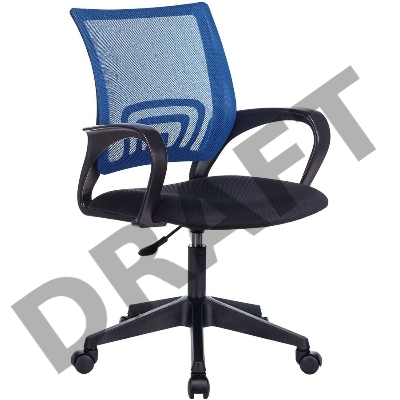 Кресло Бюрократ CH-695NLT голубой Z2 сиденье черный TW-11 сетка/ткань крестовина пластик