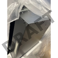 (Вскрытая упаковка, замятт угол) Каминная вытяжка LEX RIO G 600 BLACK воздухоочиститель