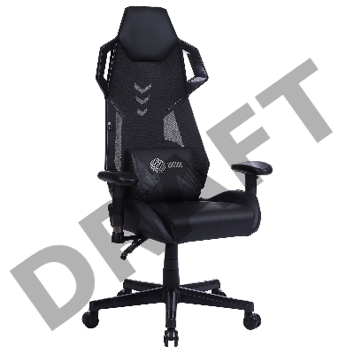 Кресло игровое Cactus CS-CHR-090BL черный сиденье черный эко.кожа крестовина пластик пластик черный