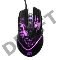 Мышь Oklick 888G черный оптическая (3200dpi) USB (6but)