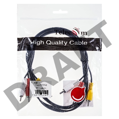 Кабель соединительный Telecom 3xRCA (M) - 3xRCA (M)
