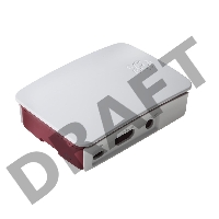 Корпус Raspberry Pi 3 Model B Official Case BULK, Red/White, для Raspberry Pi 3 Model B (909-8132)