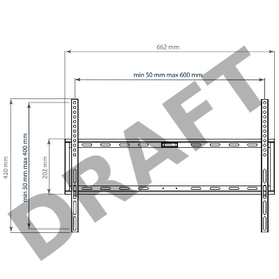 Кронштейн Arm media STEEL-1 new black, настенный, 32