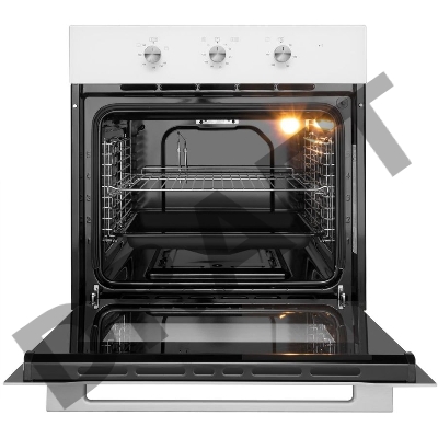 Шкаф духовой газовый с электрическим грилем MAUNFELD MOGS703W, встраиваемый