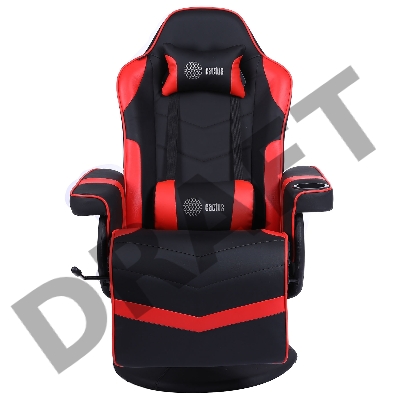 Кресло игровое Cactus CS-CHR-GS200BLR черный/красный сиденье черный/красный эко.кожа блин металл подст.для ног