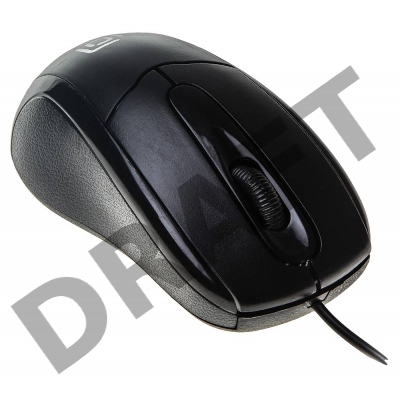 Мышь Oklick 305M проводная черный оптическая (1000dpi) USB (2but) [412850]