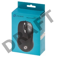Мышь Oklick 305M проводная черный оптическая (1000dpi) USB (2but) [412850]