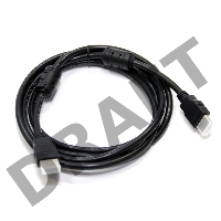 Кабель 5bites APC-200-050F HDMI / M-M / V2.0 / 4K / HIGH SPEED / ETHERNET / 3D / FERRITES / 5M