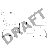 Кресло Бюрократ CH-250-V/KRIT-GREEN на полозьях зеленый искусственная кожа