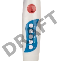 (Поврежденная упаковка, некомплект, 1 шт) Вентилятор напольный DUX DX-1603 40 Вт, 220V, цвет белый/синий (в коробке 1 шт.)